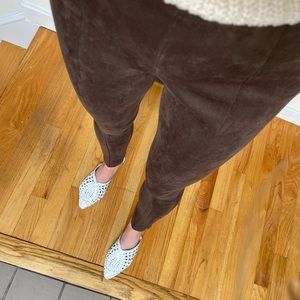 Zara suede pants
